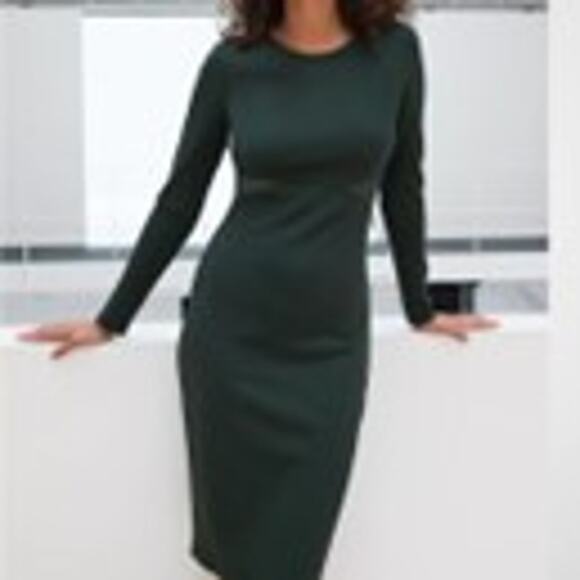 NEW Aritzia Babaton Fluoresce Dress in Scarab Bodycon Mesh Cut Out Party Event 2 - Picture 1 of 16